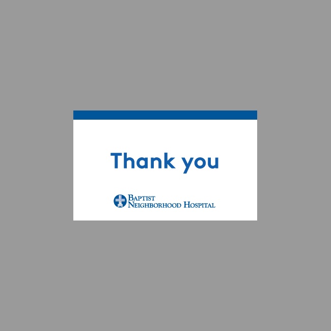 BNH Thank You Card