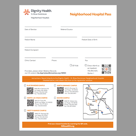 Dignity Hospital Pass Flyer