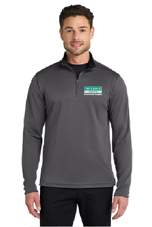 Port Authority Silk Touch 1/4-Zip, Grey - INT
