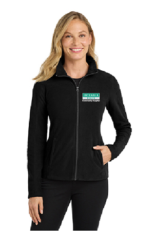 Port Authority Ladies Black Microfleece Jacket - INT