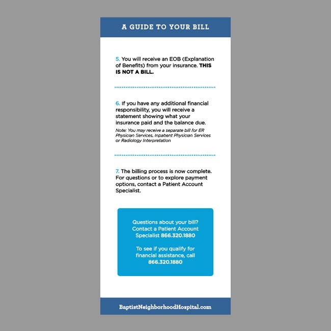 BNH Billing Process Card #2