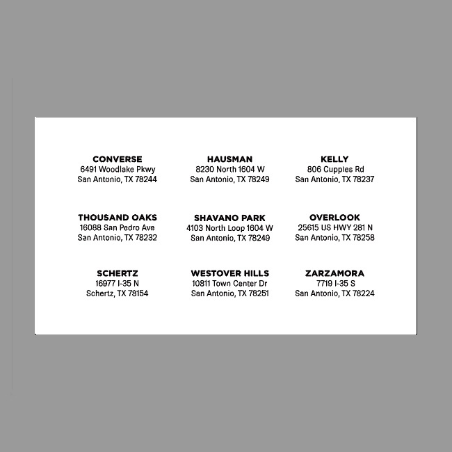 Baptist Hospitals Business Cards #2