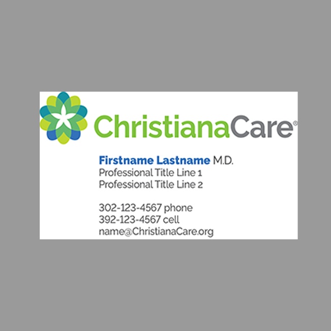 ChristianaCare Business Card