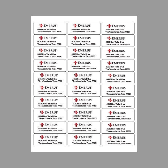 Emerus Address Labels (Digital Download, see below)