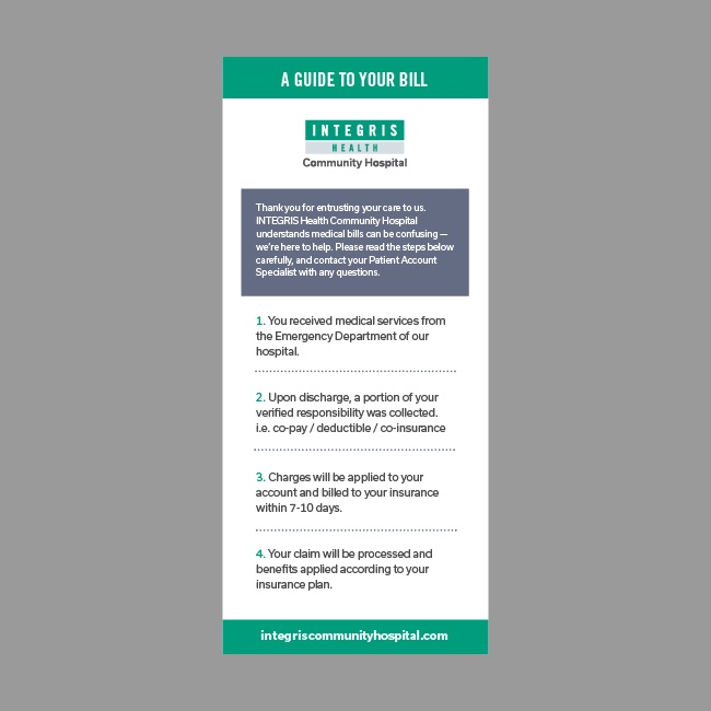 Integris Billing Process Card