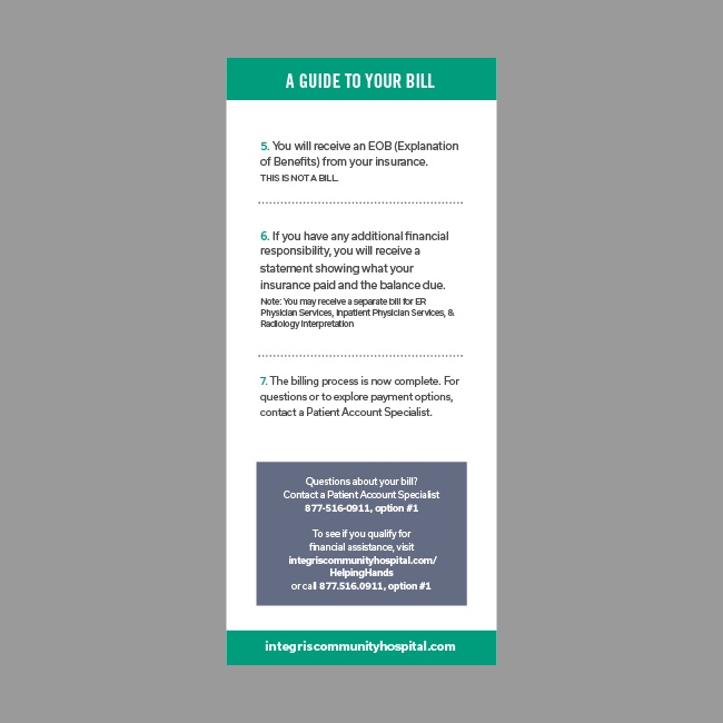 Integris Billing Process Card #2