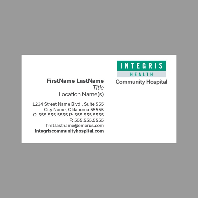 Integris Business Card #2