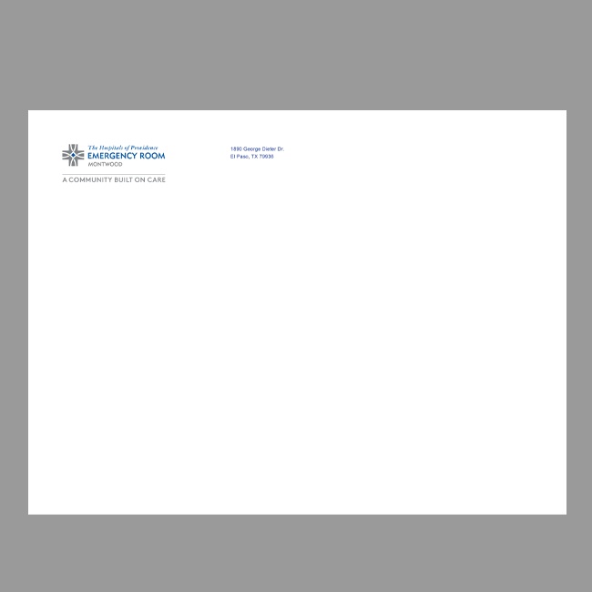 The Hospitals of Providence Catalog Envelope #2