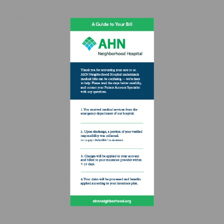 AHN Billing Process Card