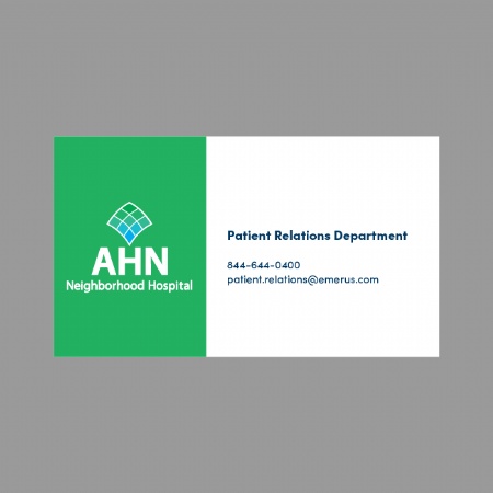 AHN Grievance Card