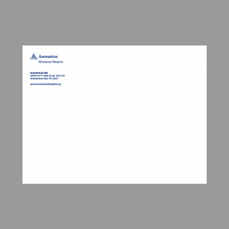 Ascension Wisconsin Hospital Catalog Envelope