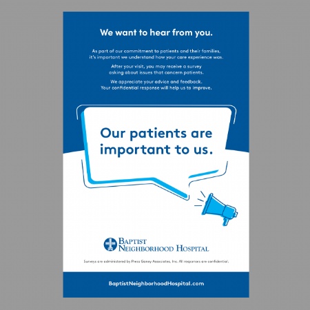 BNH Press Ganey Poster - Megaphone