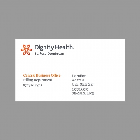 Dignity Health CBO Business Card