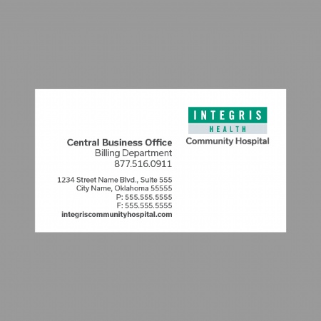 Integris CBO Business Card