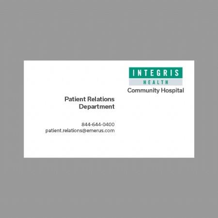 Integris Grievance Card