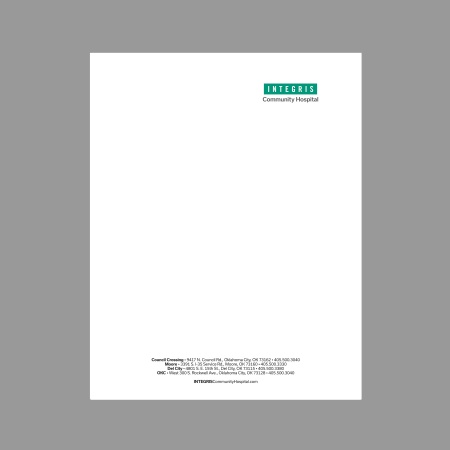 Integris Regional Letterhead