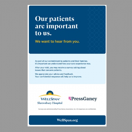 WellSpan Press Ganey Poster - Shrewsbury